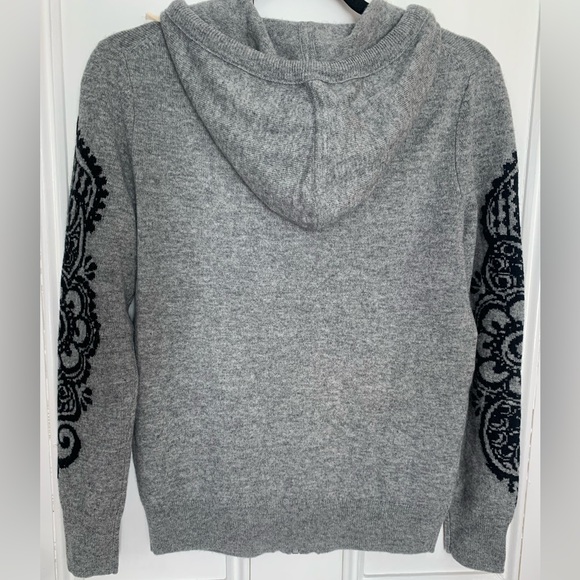 Label Thread Cashmere Wool Blend Zip-Up Hoodie - Picture 2 of 7